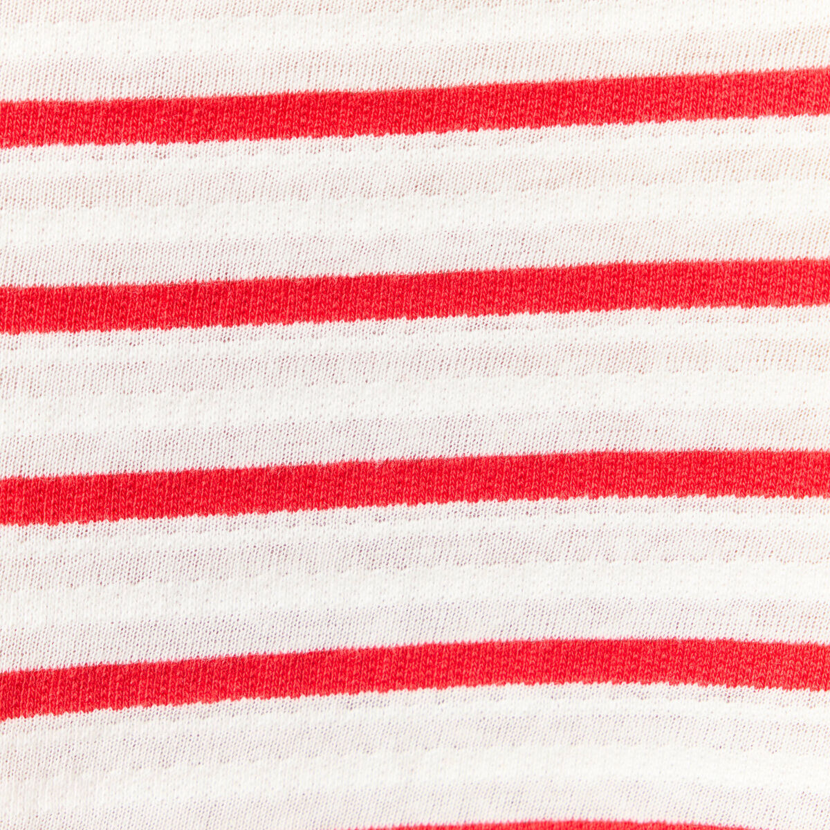 T-shirt manches 3/4 rouge femme