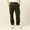Cargo coupe battle en coton vert kaki homme