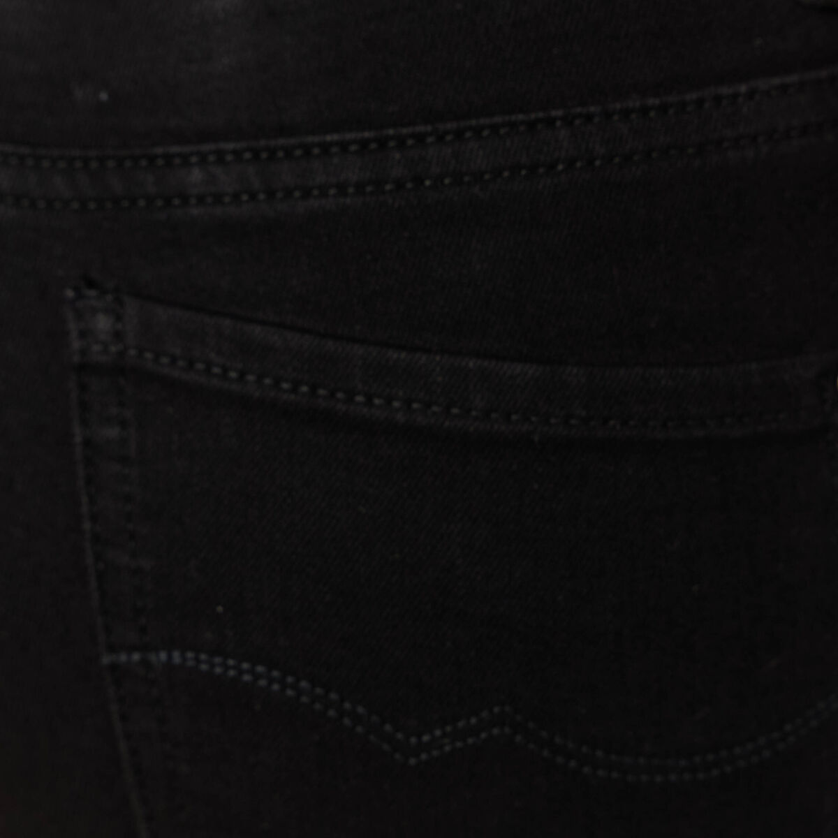 Jeans bootcut denim noir femme