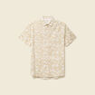 Chemise manches courtes beige homme