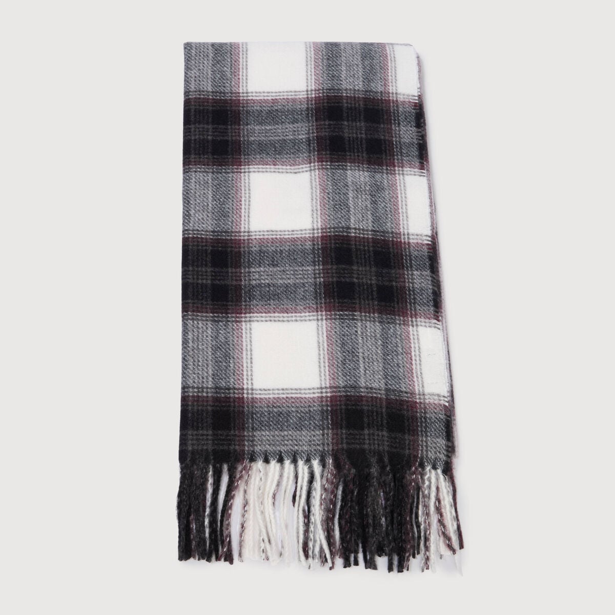 Plaid ecru homme