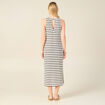 Robe longue éco-responsable blanc femme