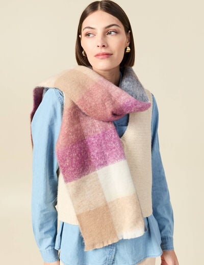 &Eacute;charpe fluide violet femme