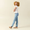 T-shirt manches courtes creme femme