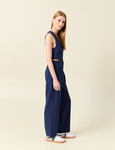 Combinaison éco-responsable bleu marine femme