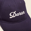 Casquette brodée bleu marine homme