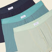 Lot 3 boxers vert foncé homme