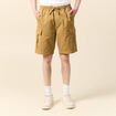 Bermuda droit cargo camel homme