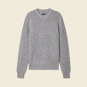 Pull manches longues gris homme