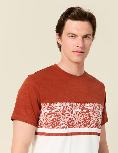 T-shirt éco-responsable ecru homme