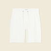 Short jogpant ecru homme
