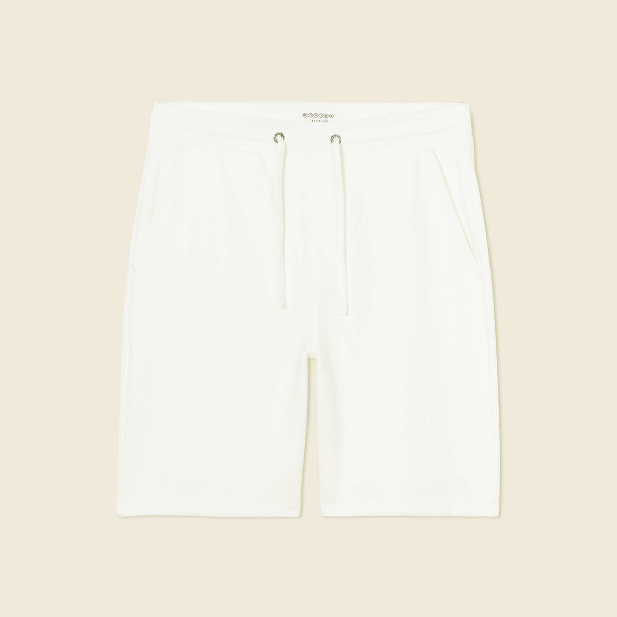 Short jogpant ecru homme