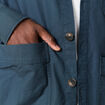 Surchemise manches longues bleu marine homme