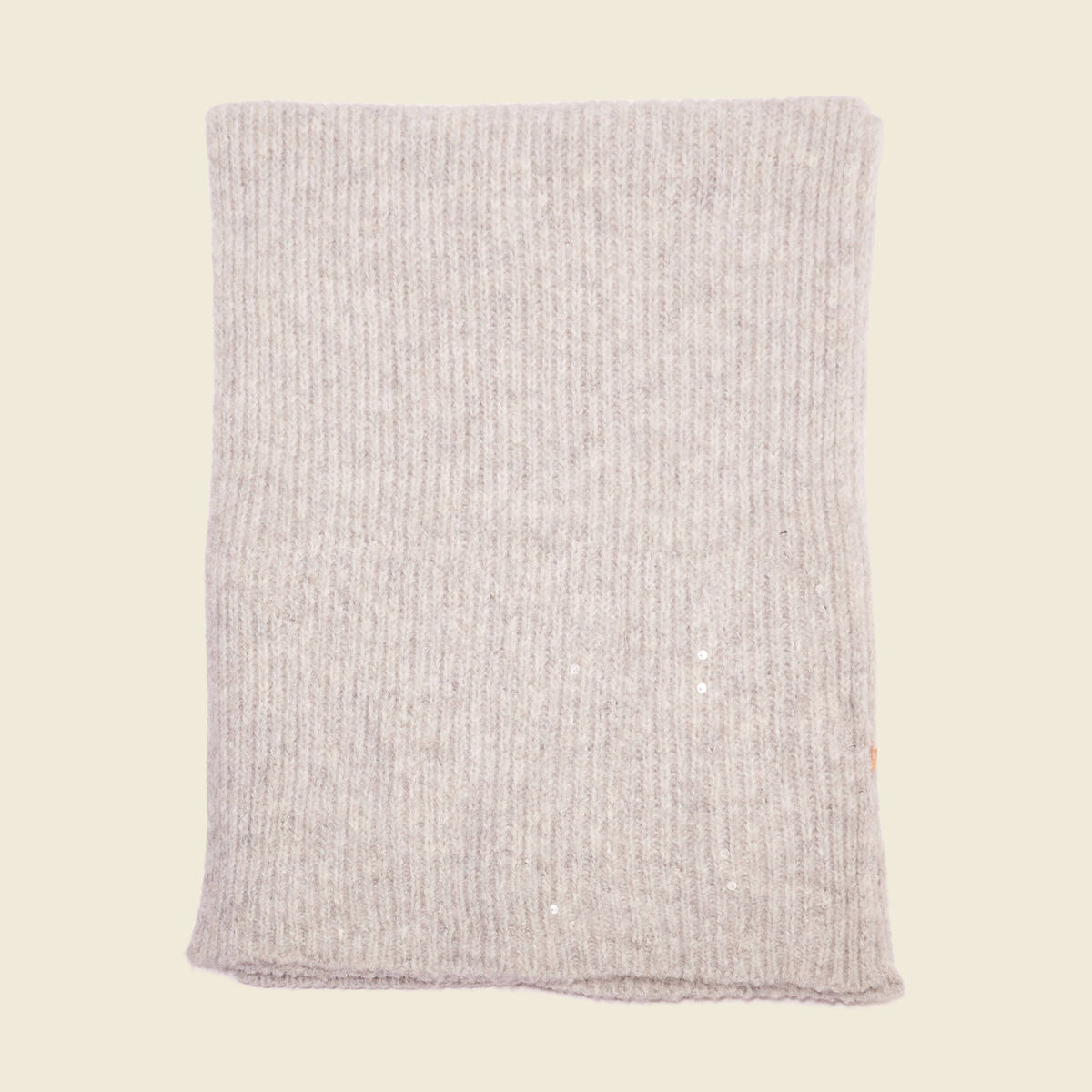 Écharpe sequins gris femme