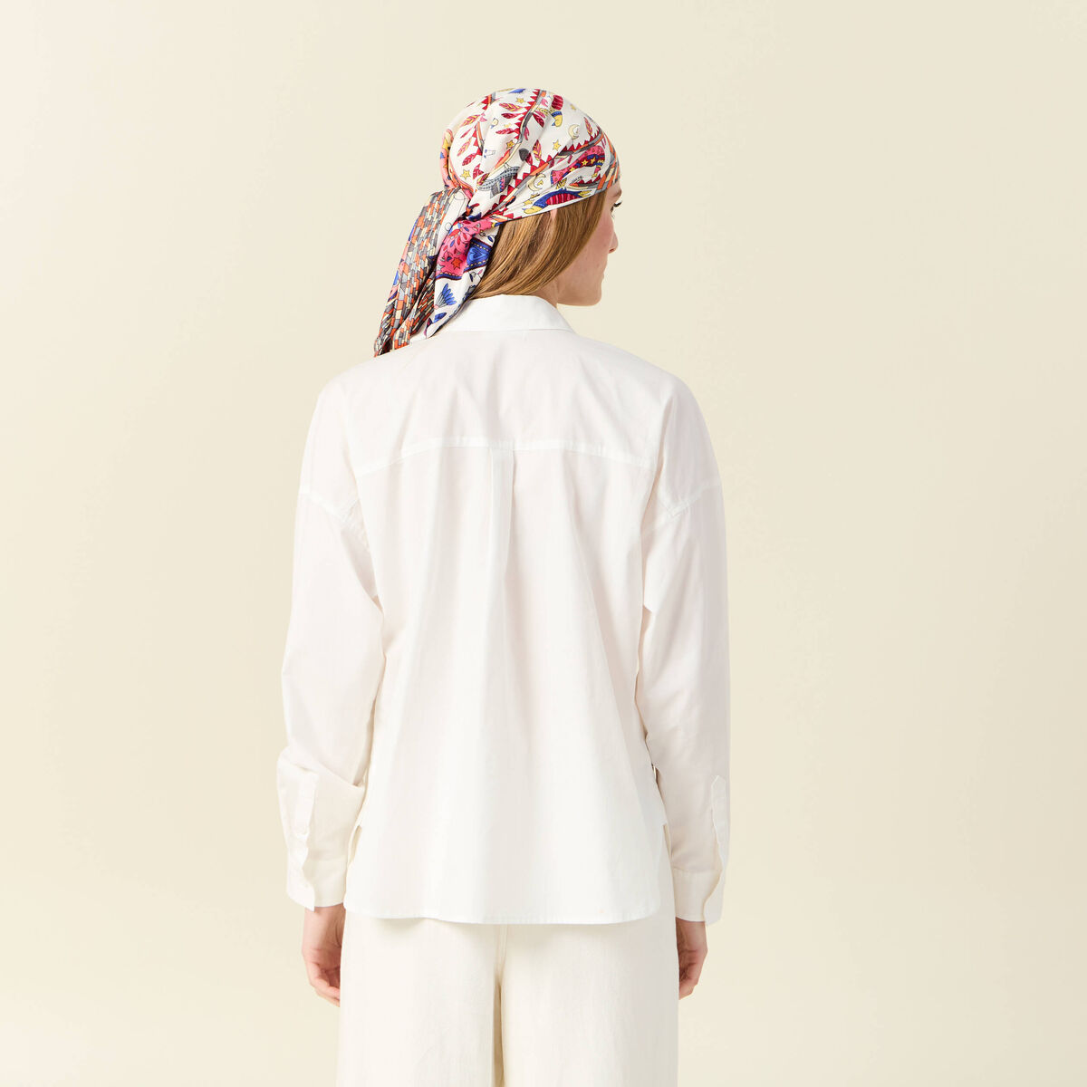Chemise éco-responsable ecru femme