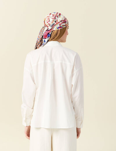 Chemise éco-responsable ecru femme