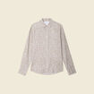 Chemise manches longues beige homme