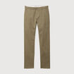 Pantalon chino slim vert kaki homme