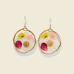 Boucles d'oreilles multicolore femme