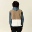 Gilet sans manches zippé marron homme