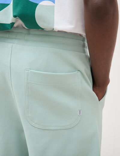 Bermuda bleu gris homme