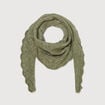 &Eacute;charpe vert kaki femme