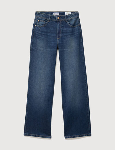Jeans large taille standard denim stone femme
