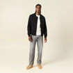 Jeans relax 5 poches denim gris homme