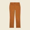 Pantalon chino cigarette marron femme