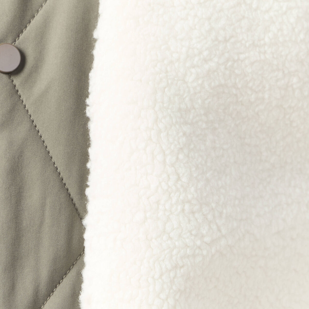 Blouson à capuche ecru homme