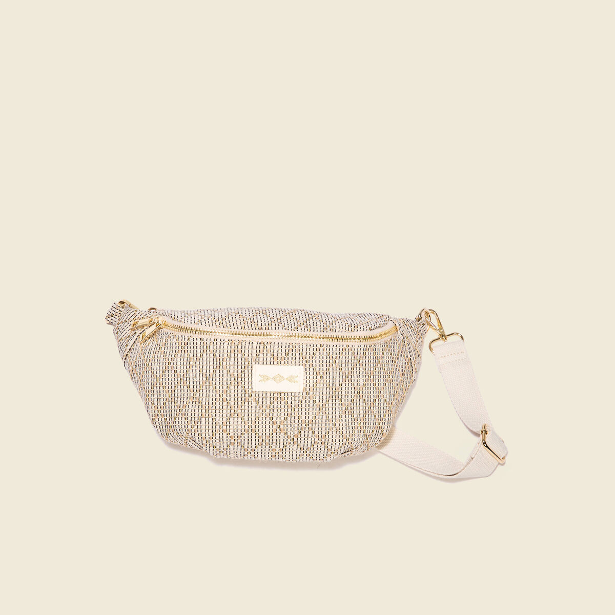 Sac banane sable femme