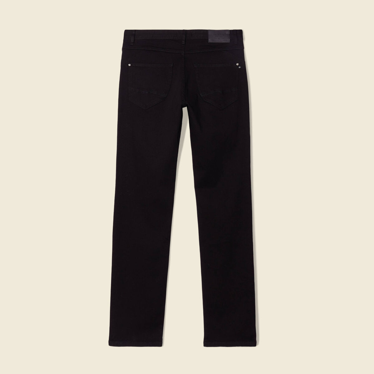 Jeans regular denim noir homme