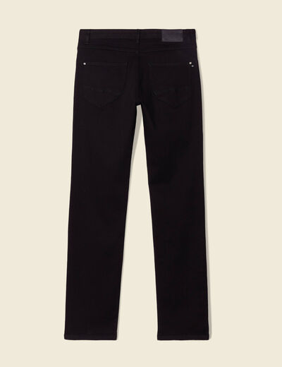 Jeans regular denim noir homme