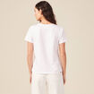 T-shirt éco-responsable blanc femme