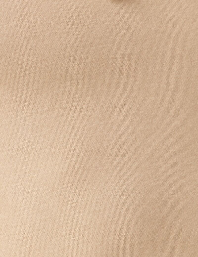 Sweat à capuche beige homme