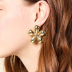 Boucles d'oreilles couleur or femme