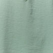 Blouse manches longues satin vert kaki femme