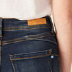 Jeans Demi - regular taille haute denim brut femme