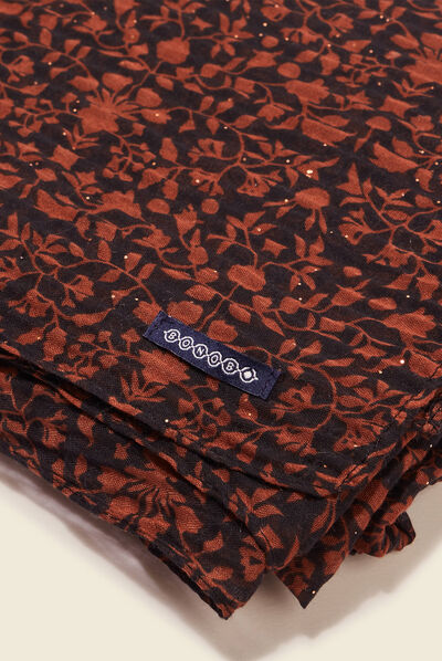 Foulard noir femme