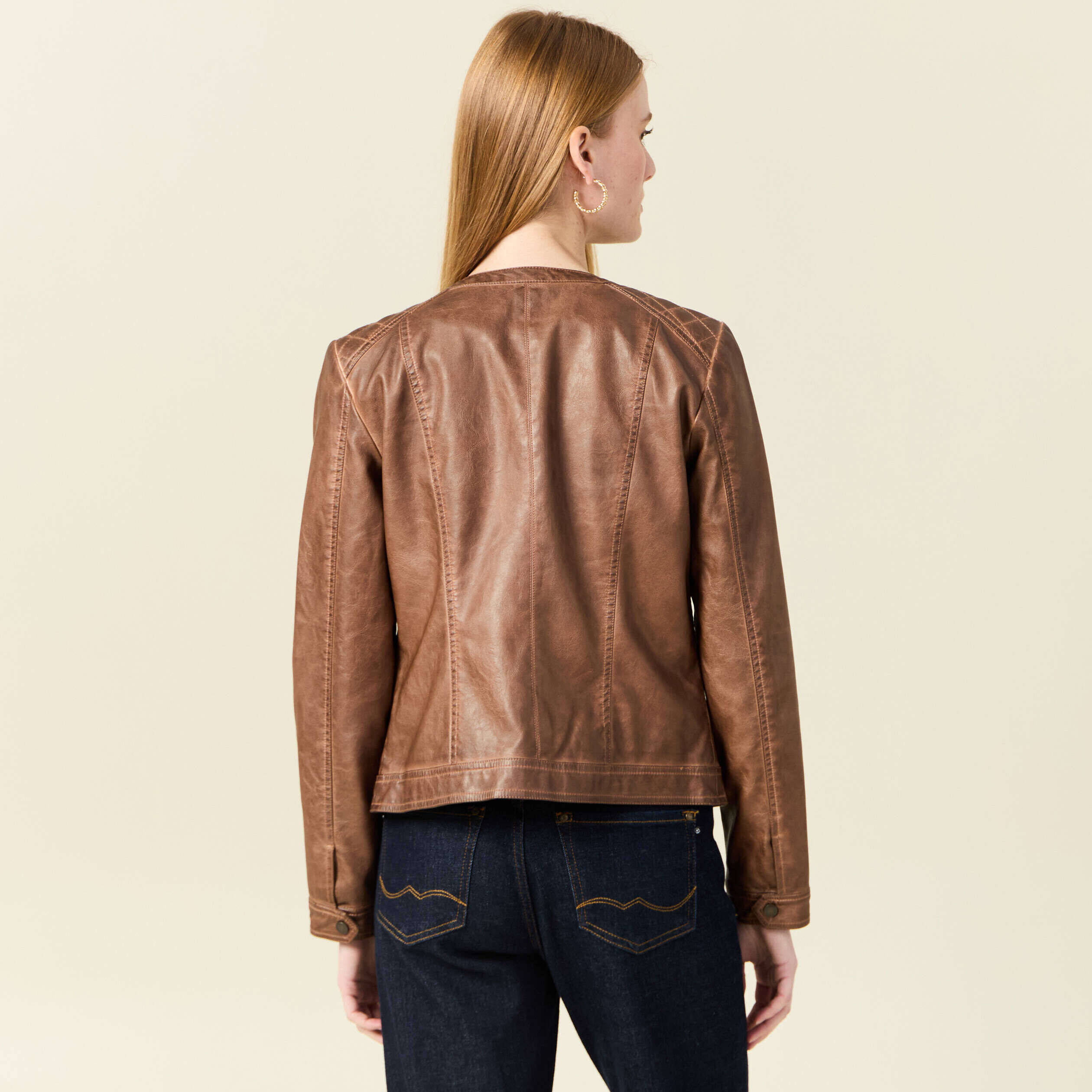 Bonobo veste cuir femme deals