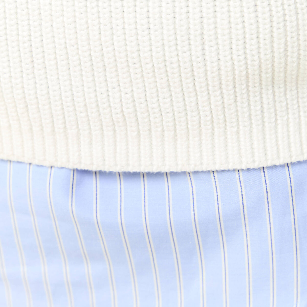 Pull éco-responsable ecru femme