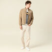 Pull éco-responsable ecru homme