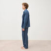 Surchemise oversize en jeans coton denim stone homme