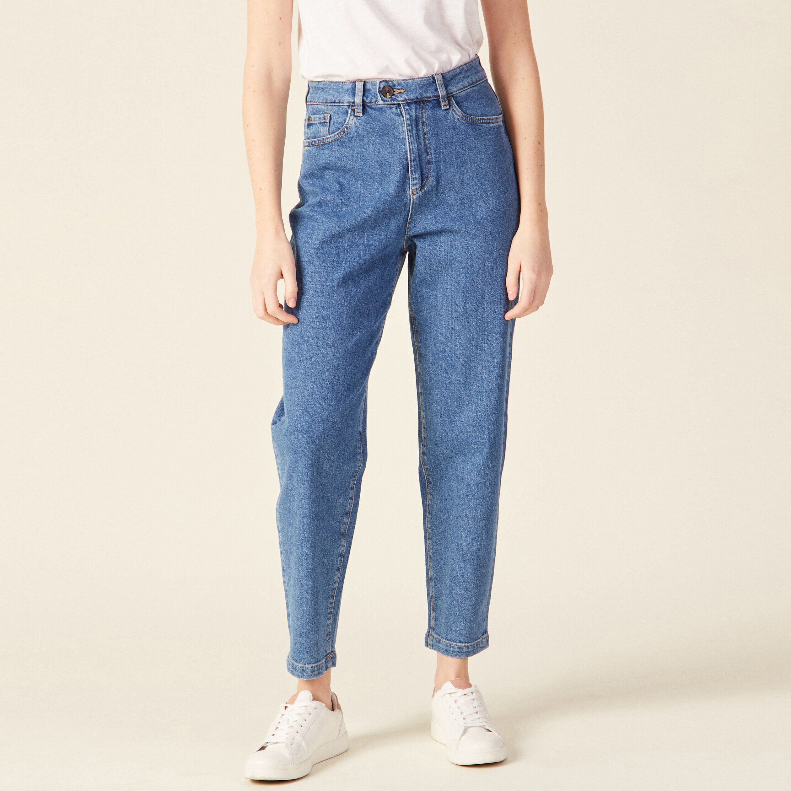 Jean taille haute femme bonobo sales