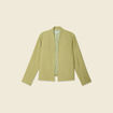 Veste esprit blazer fluide vert olive femme