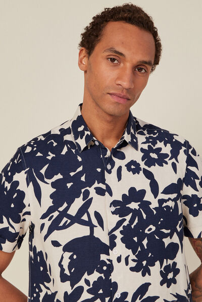 Chemise éco-responsable blanc homme