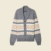 Gilet manches longues ecru homme