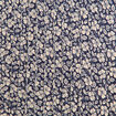 Jupe longue droite pliss&eacute;e bleu marine femme