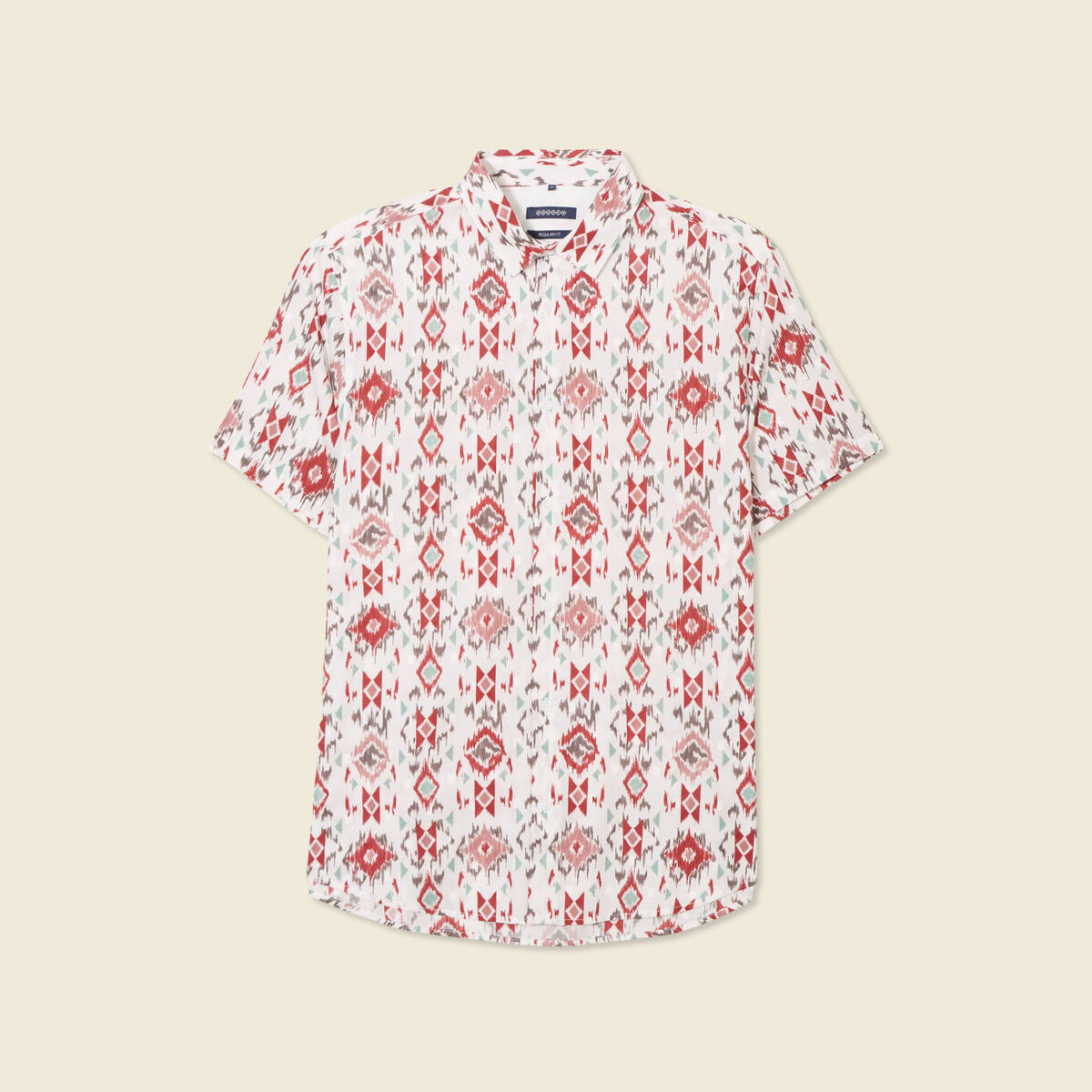 Chemise manches courtes multicolore homme