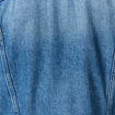Veste droite en jean denim double stone homme